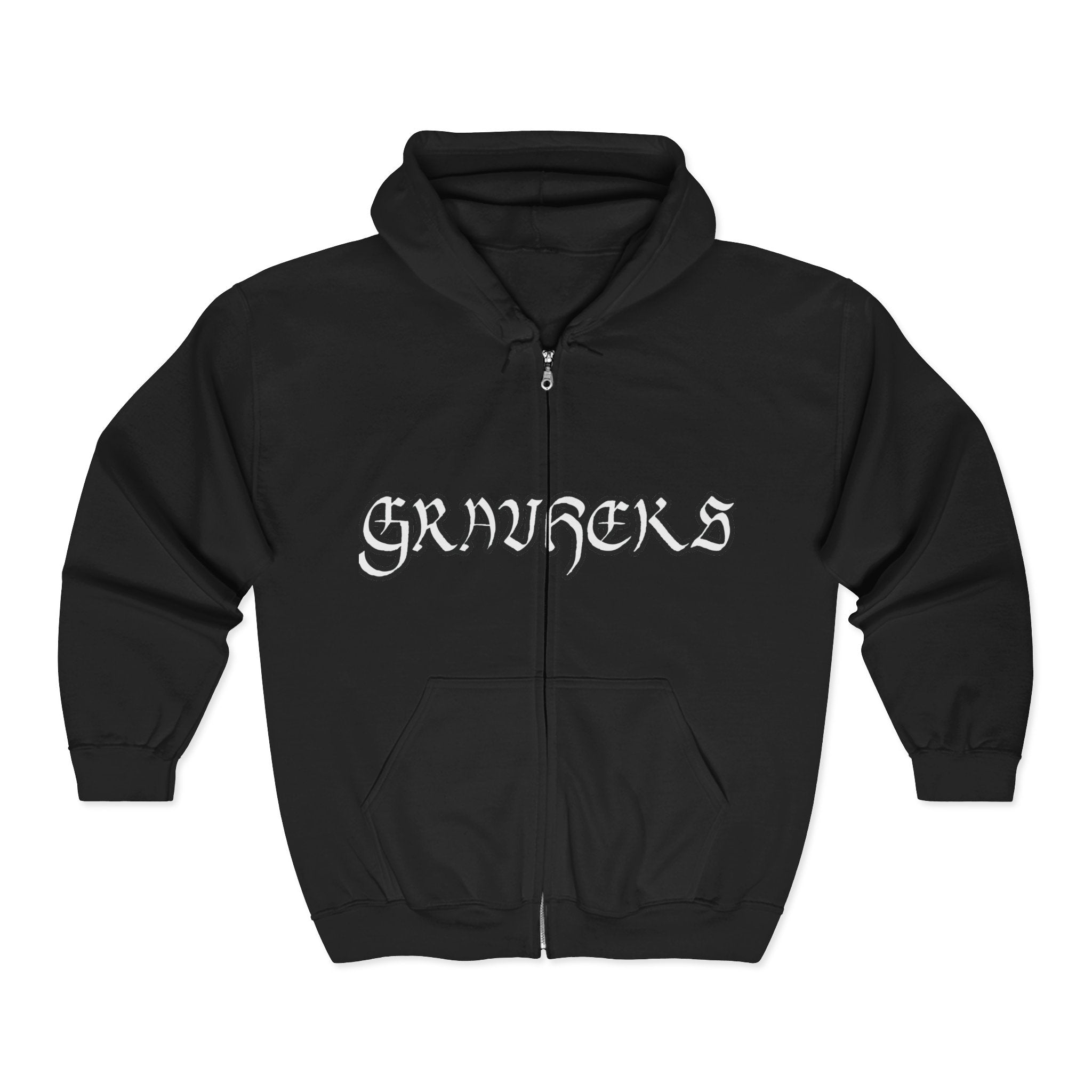 GRAVHEKS "hel calls" zip hoodie